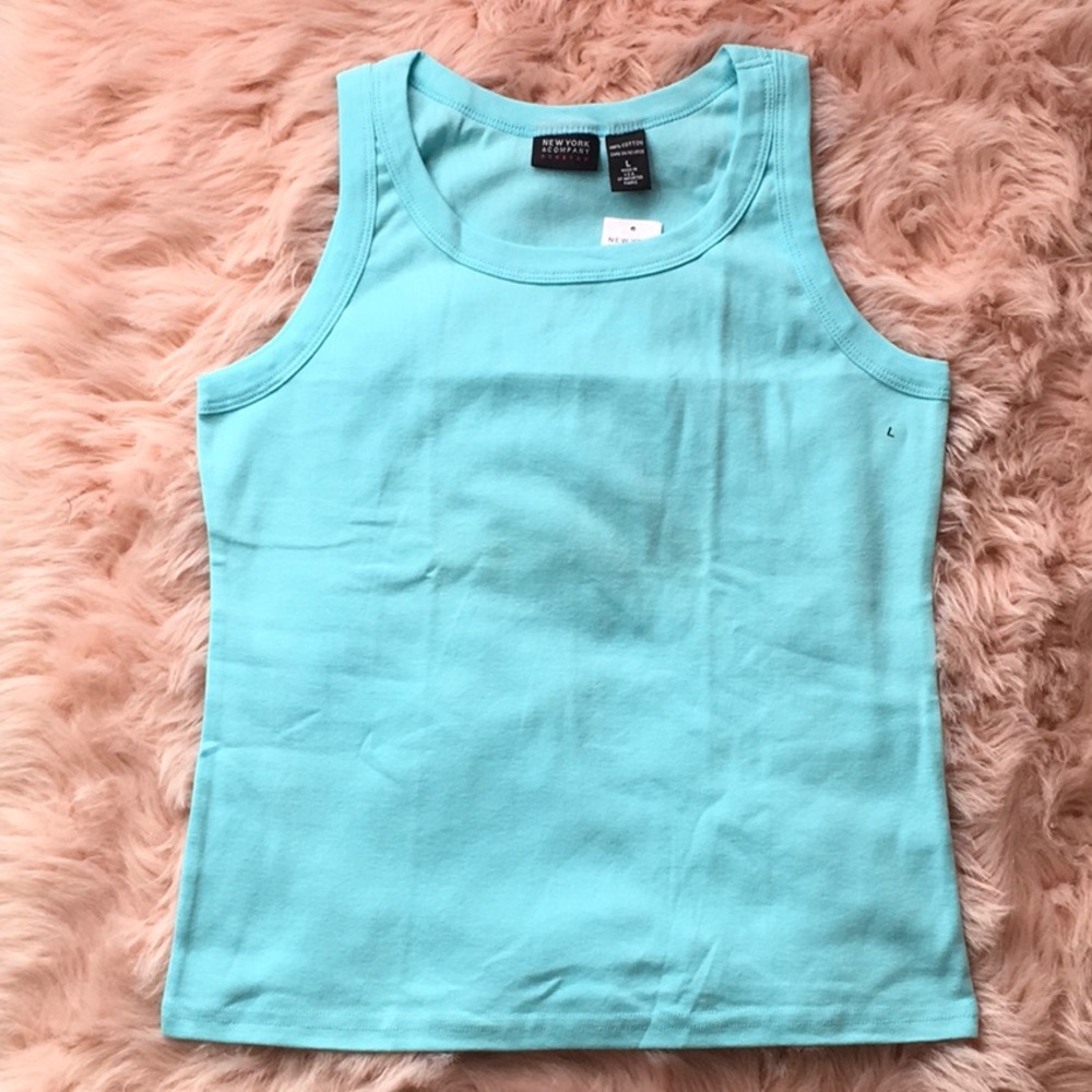 NWT New York & Company light blue tank top